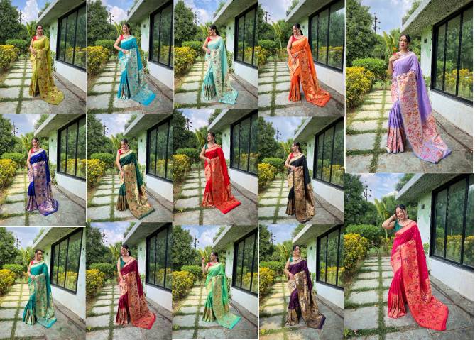 Gayatri Color Set Party Wear Sarees Catalog
